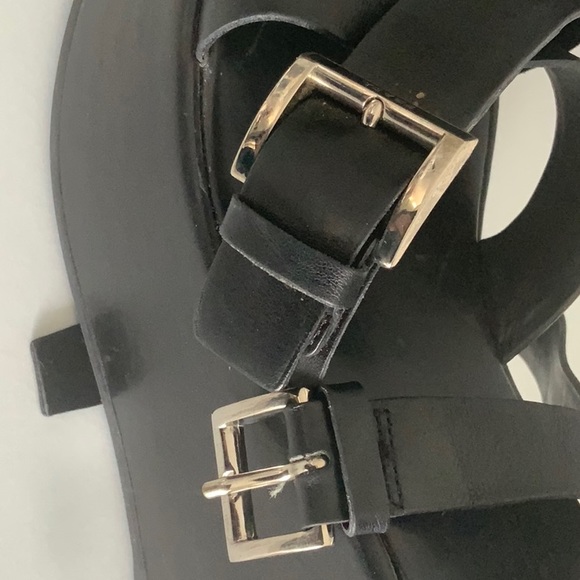 Black Wedge Prada Sandal - Picture 12 of 13